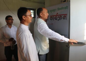 दाङको राप्ती गाउँपालिकामा पहिलोपटक मिनि चिस्यान केन्द्र स्थापना