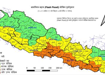 देशका केही ठाउँमा निकै ठूलो वर्षा