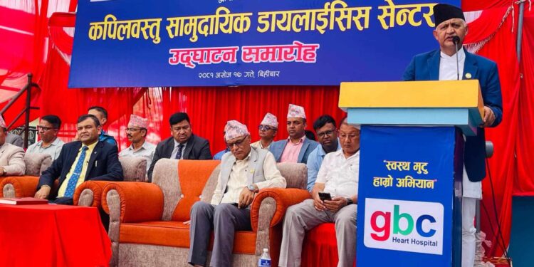 सामुदायिक अस्पतालसँग सहकार्य गर्दै लुम्बिनी सरकार