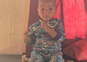 तुलसीपुरमा एक बालक बेवारिसे अवस्थामा फेला