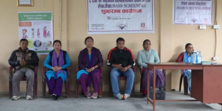 दाङको राप्ती गाउँपालिकामा बालबालिकाको कुपोषणको अवस्था पत्ता लगाउदै