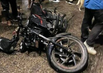 दाङमा तिब्र गतिमा रहेकाे माेटरसाइकल अनियन्त्रित हुँदा चालकको मृत्यु