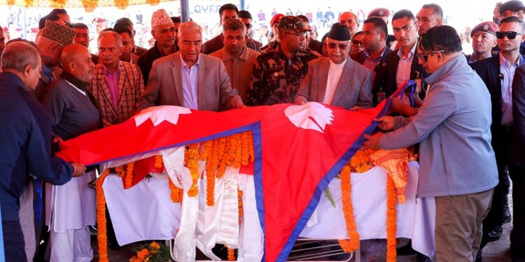 प्रधानमन्त्रीसहित शीर्ष नेताहरूद्वारा पूर्वसभामुख ढुङ्गानाप्रति श्रद्धाञ्जली अर्पण