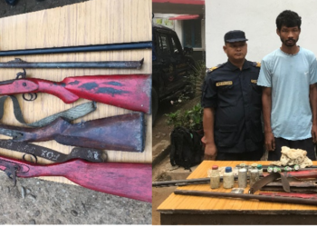 दाङमा हतियारसहित एक जना पक्राउ