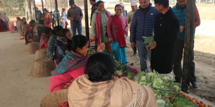 हाट बजार सञ्चालनमा आएपछि किसान उत्साहित