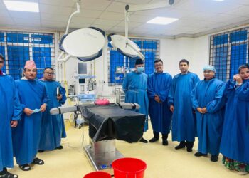 लुम्बिनी प्रादेशिक अस्पतालमा तीन वटा शल्यक्रिया कक्ष थपियो