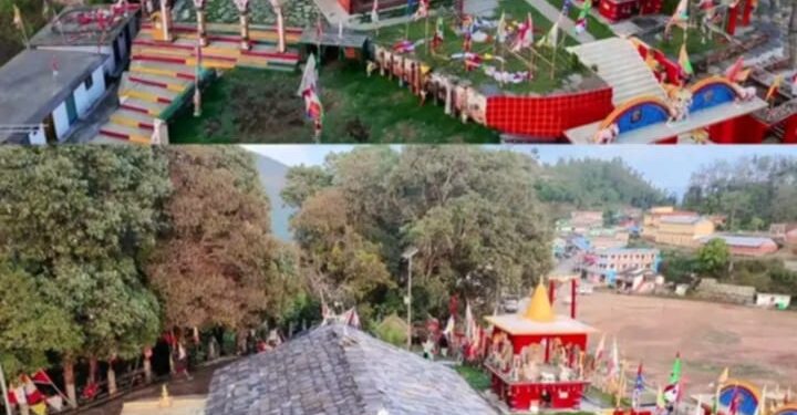 भगवती माता निङ्गलासैनी मन्दिरमा महाअष्टमी मेलाको तयारी पूरा