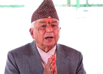 राष्ट्रपति पौडेलको अपिल  शान्ति र संयमपूर्वक निकास खोज्न आग्रह