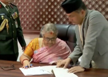 प्रधानमन्त्री सुशीला कार्कीले पदभार ग्रहण