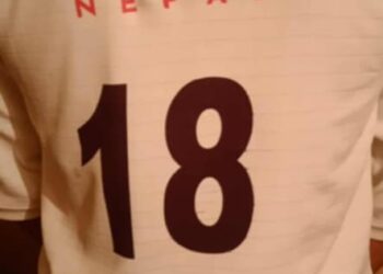 Fest-Nepal का सञ्चालक अंकित भट्टद्वारा शिवशंकर युवा क्लब क्रिकेट टिमलाई जर्सी प्रदान