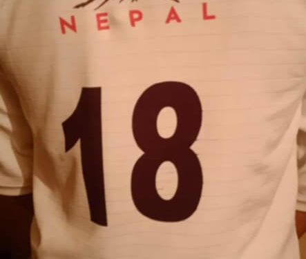 Fest-Nepal का सञ्चालक अंकित भट्टद्वारा शिवशंकर युवा क्लब क्रिकेट टिमलाई जर्सी प्रदान
