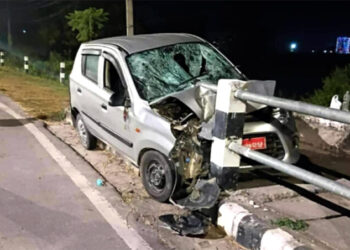 धनगढीमा कार दुर्घटना चालकसहित चार जना घाइते एकको अवस्था गम्भीर