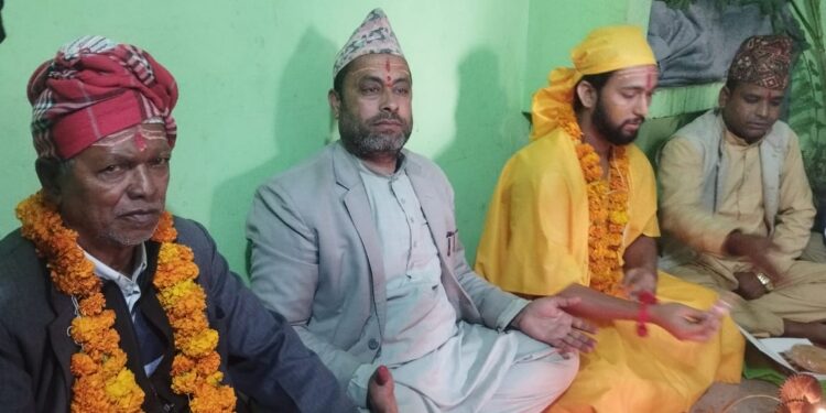 गोदावरी-५ का जयन्द्र रमेश जिजिकोटाको व्रतबन्ध वैदिक विधिअनुसार सम्पन्न